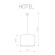 Подвесной светильник Hotel 9298