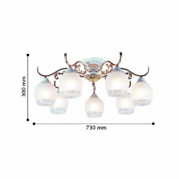 Потолочная люстра Adelia 2538-8U Потолочная люстра Adelia 2538-8U