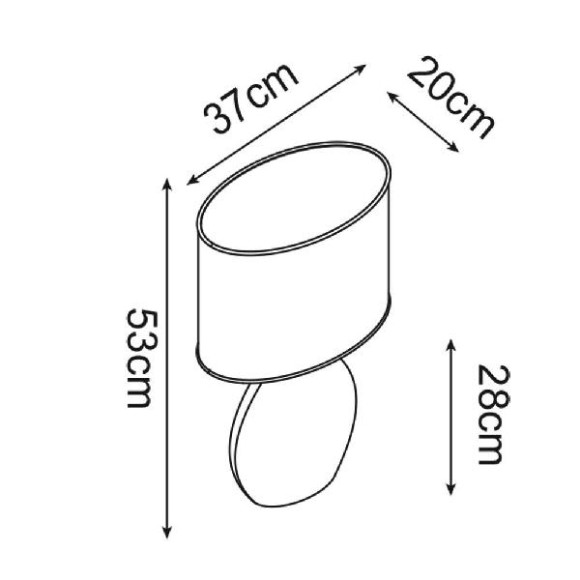 Интерьерная настольная лампа Marriot A5144LT-1SI