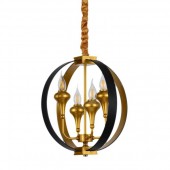 Подвесная люстра Demetra LDP 1225-4 BK+GD Подвесная люстра Demetra LDP 1225-4 BK+GD