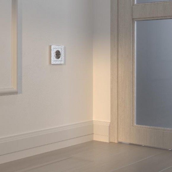 Розетка Встраиваемые механизмы Hammer серебряные W1271006