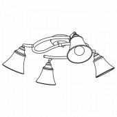 Потолочная люстра Прованс CL511144