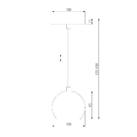 Подвесной светильник DLS023 DLS023