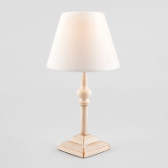 Интерьерная настольная лампа Berlin 01061/1 белый с золотом Интерьерная настольная лампа Berlin 01061/1 белый с золотом