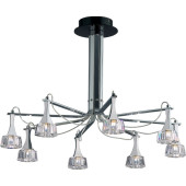 Потолочная люстра 181 181-08-13 chrome + black