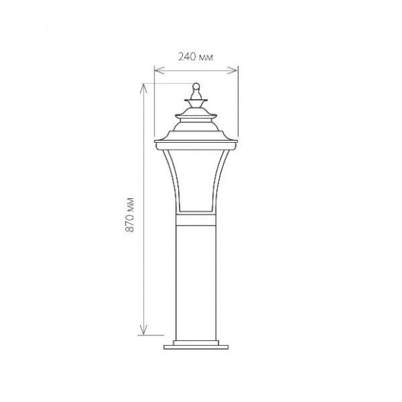 Наземный фонарь Libra GLXT-1408F Наземный фонарь Libra GLXT-1408F