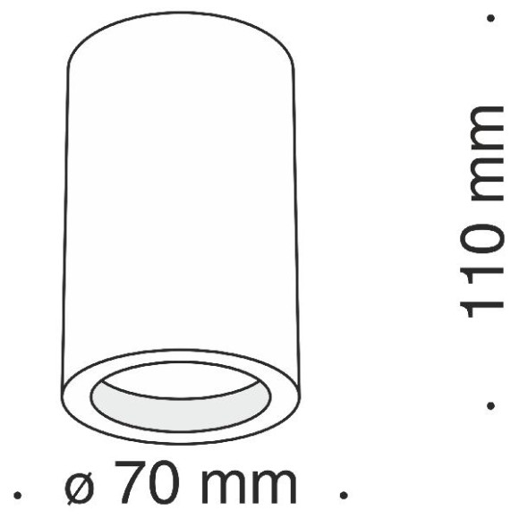 Точечный светильник Conik gyps C003CW-01W