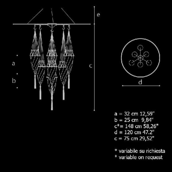 Подвесной светильник 100 101.DBV7