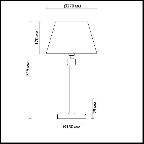 Интерьерная настольная лампа Montana 4429/1T Интерьерная настольная лампа Montana 4429/1T