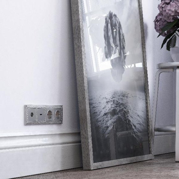 Рамка Antik матовый хром WL07-Frame-04