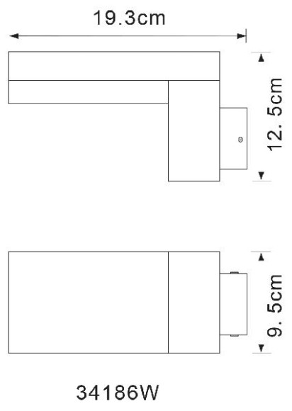 Настенный светильник уличный Oskari 34186W