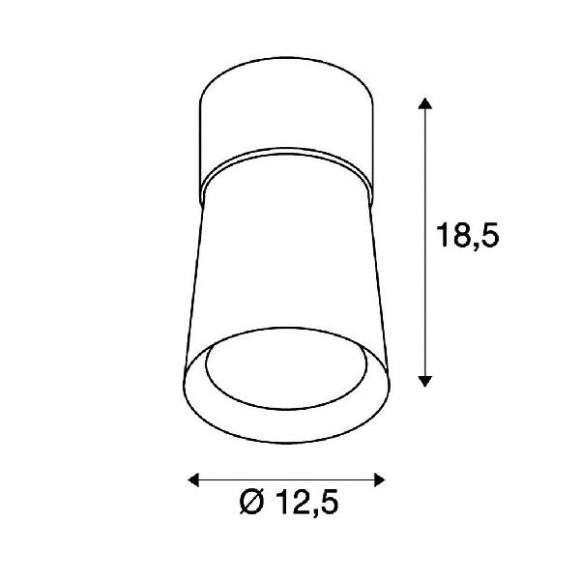 Точечный светильник Reto 150654