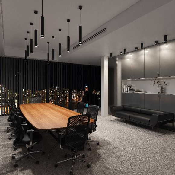 Подвесной светильник Topper DLR023 12W 4200K черный матовый