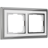 Рамка Palacio хром/белый WL17-Frame-02