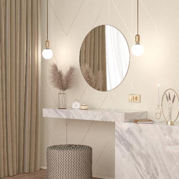 Розетка Встраиваемые механизмы шампань WL11-SKG-01-IP20