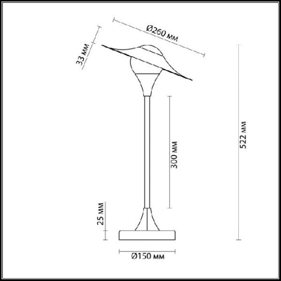 Интерьерная настольная лампа Barolo 4155/7TL Интерьерная настольная лампа Barolo 4155/7TL