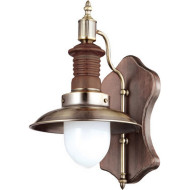 Бра 846 846-01-01 красное дерево+бронза