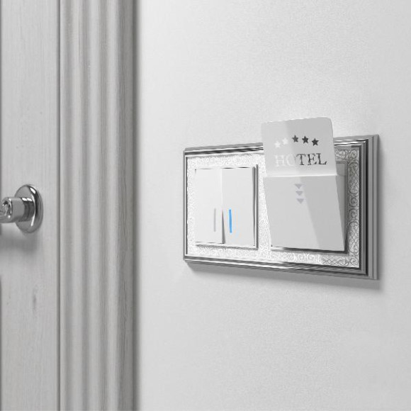 Рамка Palacio Gracia хром/белый WL77-Frame-02