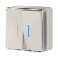 Выключатель Накладные механизмы Gallant слоновая кость WL15-03-03