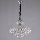 Подвесная люстра Crystal 10080/6 хром / прозрачный хрусталь Подвесная люстра Crystal 10080/6 хром / прозрачный хрусталь