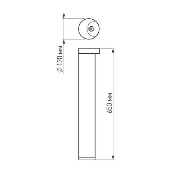 Наземный светильник ROUND  020337