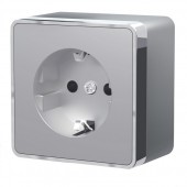 Розетка Накладные механизмы Gallant серебряные W5071006 Розетка Накладные механизмы Gallant серебряные W5071006