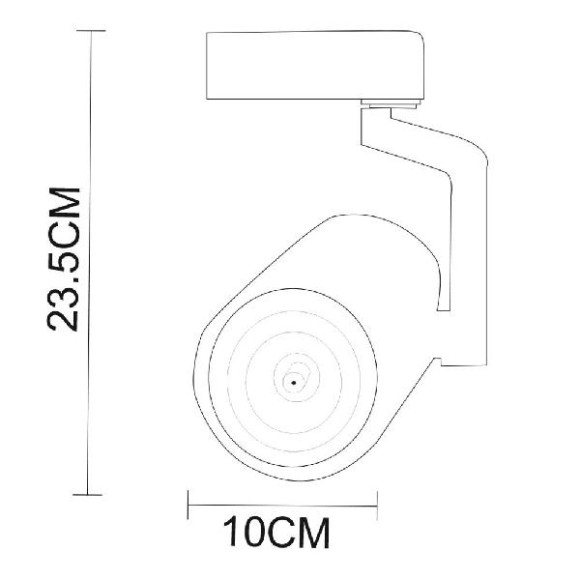 Трековый светильник Traccia A2330PL-1BK