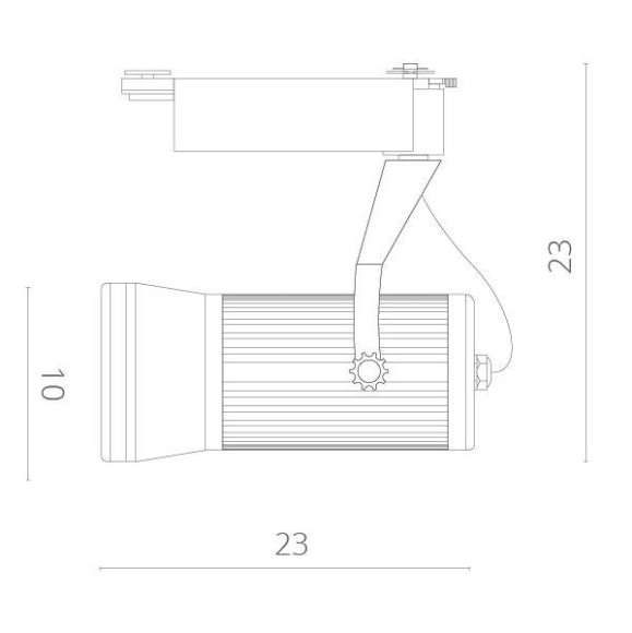 Трековый светильник Ricordo A6330PL-1BK