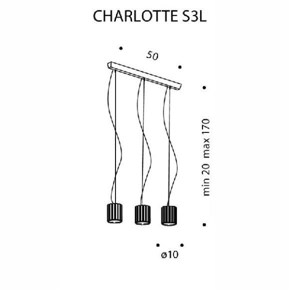 Подвесной светильник CHARLOTTE CHARLOTTE S3L