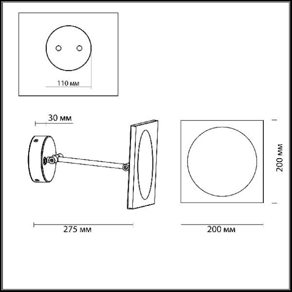 Бра Mirror 4679/6WL Бра Mirror 4679/6WL