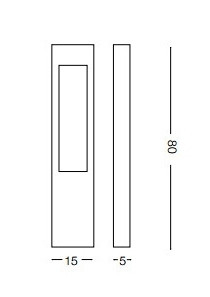 Наземный светильник Vega VEGA PT1 NERO