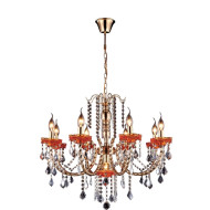 Подвесная люстра Volpe A3303LM-8-1GO