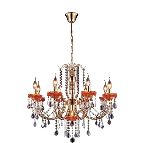 Подвесная люстра Volpe A3303LM-8-1GO Подвесная люстра Volpe A3303LM-8-1GO