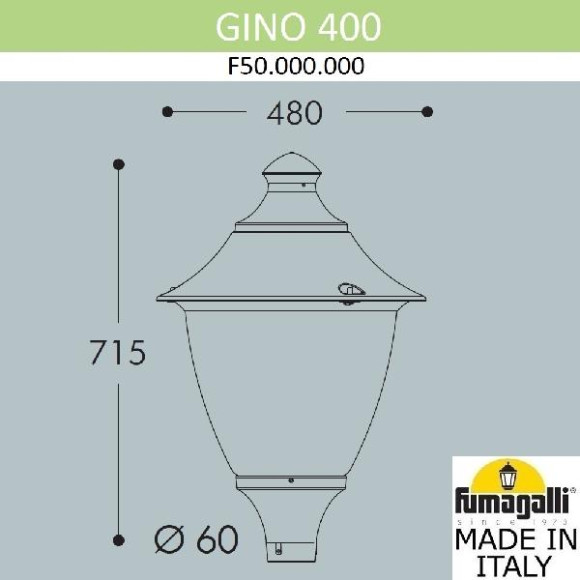Плафон Gino F50.000.000.AXE27