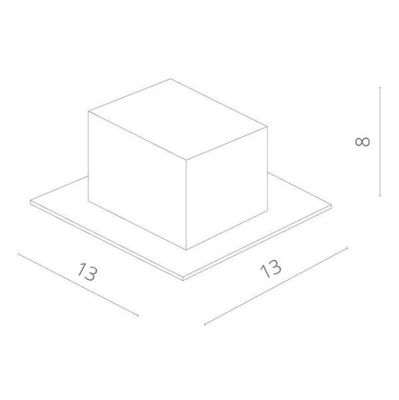 Точечный светильник Cardani  Piccolo A5941PL-1BK