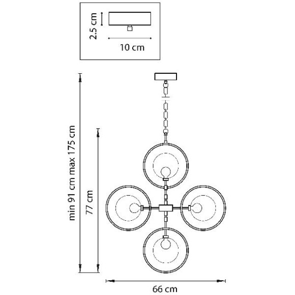 Подвесная люстра Alfa 745057 Подвесная люстра Alfa 745057