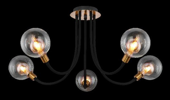 Потолочная люстра Eddy 56010-5D Потолочная люстра Eddy 56010-5D