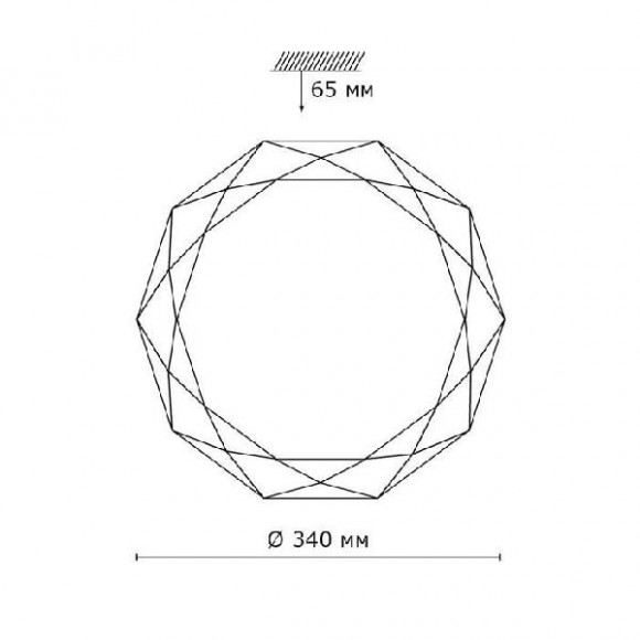 Настенно-потолочный светильник Tora 2012/CL Настенно-потолочный светильник Tora 2012/CL