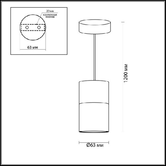 Подвесной светильник Duetta 3583/1 Подвесной светильник Duetta 3583/1