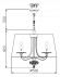 Подвесная люстра Olivia ARM325-55-W