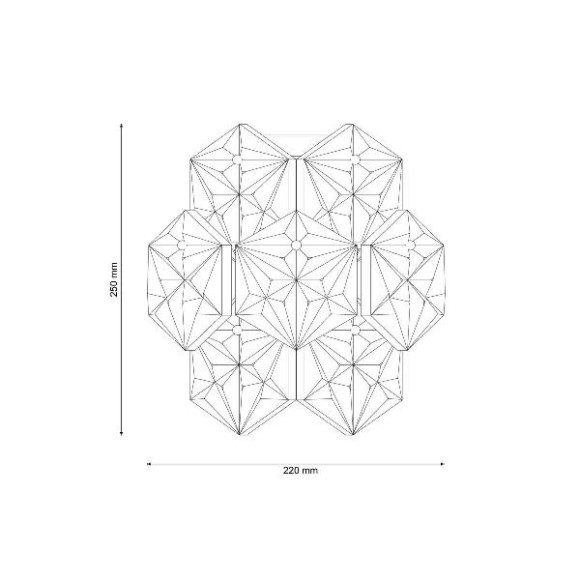 Настенный светильник Rumba Rumba W1070.2 chrome