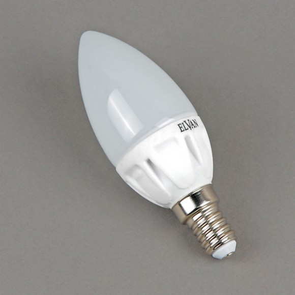 Лампочка светодиодная  TC36 E14-4W-6400К-candle