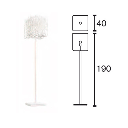 Торшер Hollywood HF190N