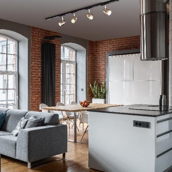 Трековая система в сборе Leonardo 20076/4 хром/античная бронза