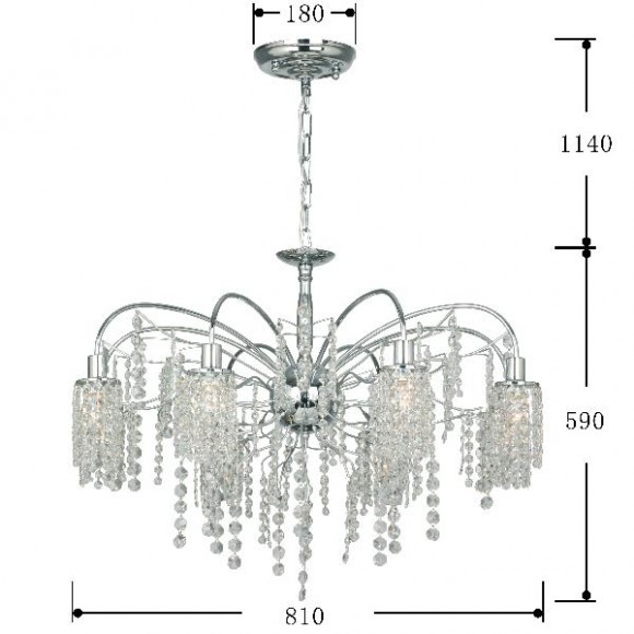 Подвесная люстра Caesar 2638-8U