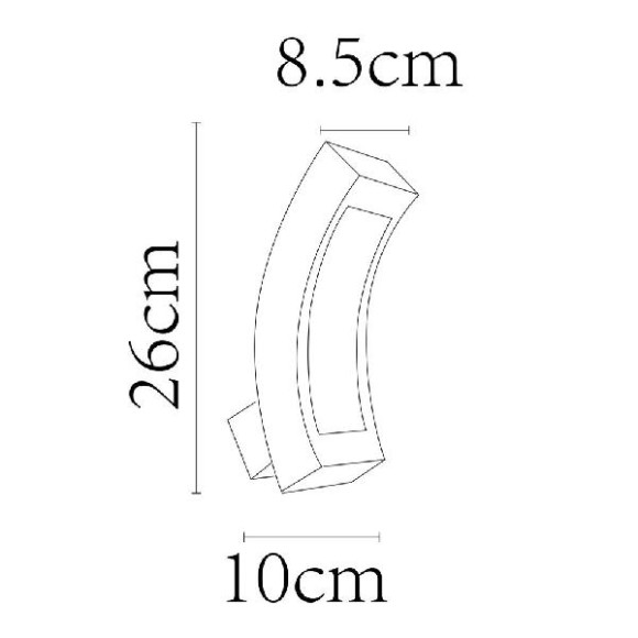 Архитектурная подсветка Inchino A8101AL-1GY
