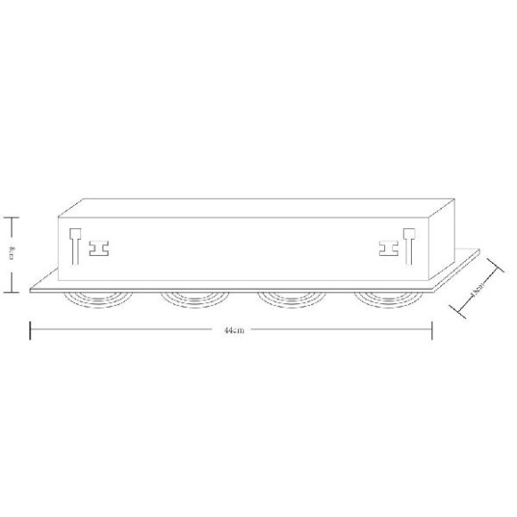 Точечный светильник Cardani  Piccolo A5941PL-4BK