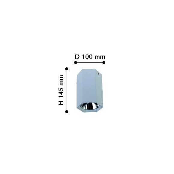 Точечный светильник Hexahedron 2397-1U