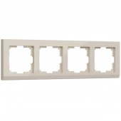 Рамка Stark слоновая кость WL04-Frame-04-ivory