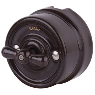 Выключатель Накладные ретро механизмы Ретро коричневые W5620014 Выключатель Накладные ретро механизмы Ретро коричневые W5620014